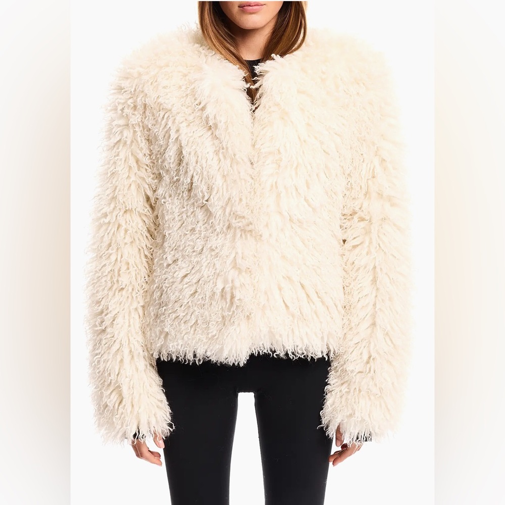 SAM. Women's Kiki Faux-Fur Jacket. New with Tags